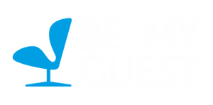 Be my Guest logo WHITE